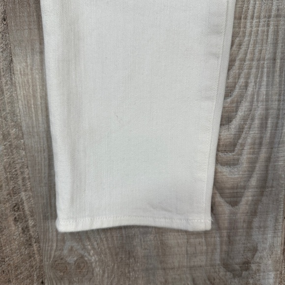 Veronica Beard Kate Crop Denim Jeans White Stretch Skinny Mid-Rise Women Sz 26 - Picture 8 of 13